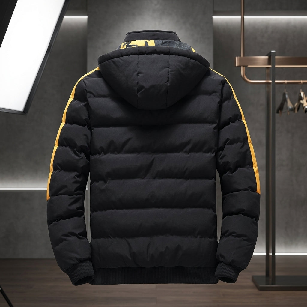 Unisex Hooded Padded Puffer Parka