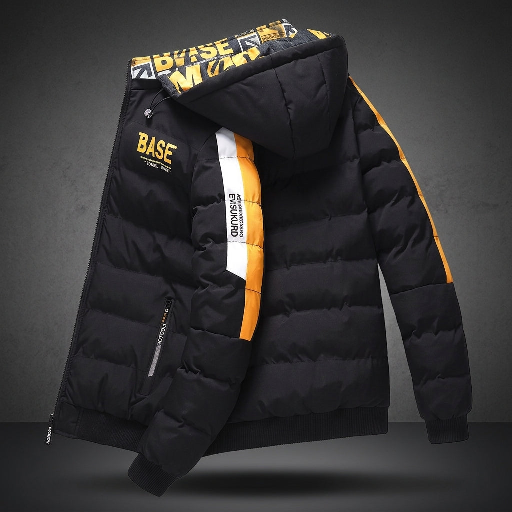 Unisex Hooded Padded Puffer Parka