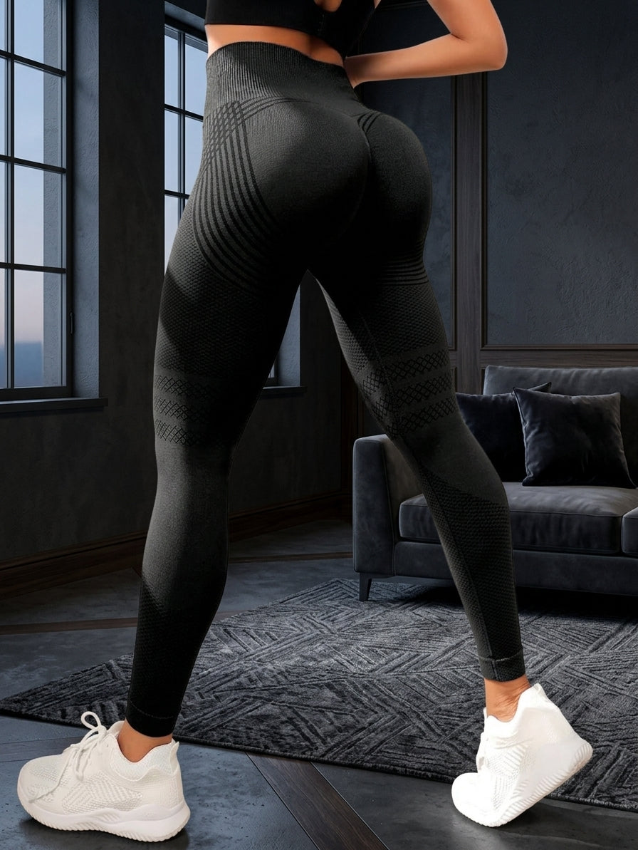 Leggings modellanti push-up a vita alta