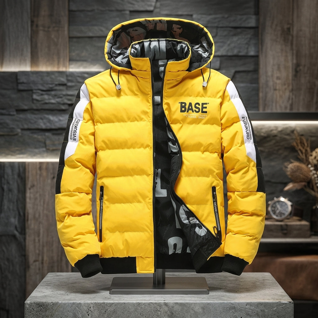 Unisex Hooded Padded Puffer Parka