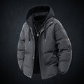 Parka imbottito pesante con cappuccio a strati