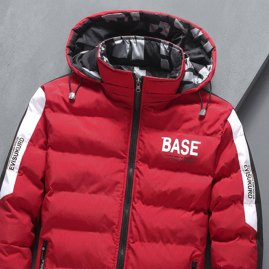 Unisex Hooded Padded Puffer Parka