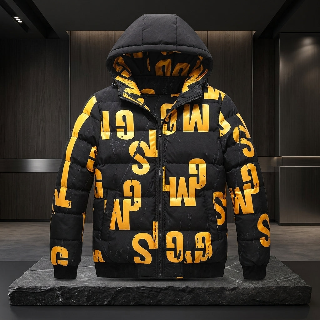 Unisex Hooded Padded Puffer Parka