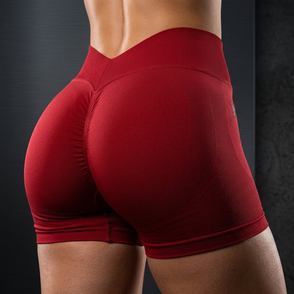 Women's High-Waisted Scrunch Shorts