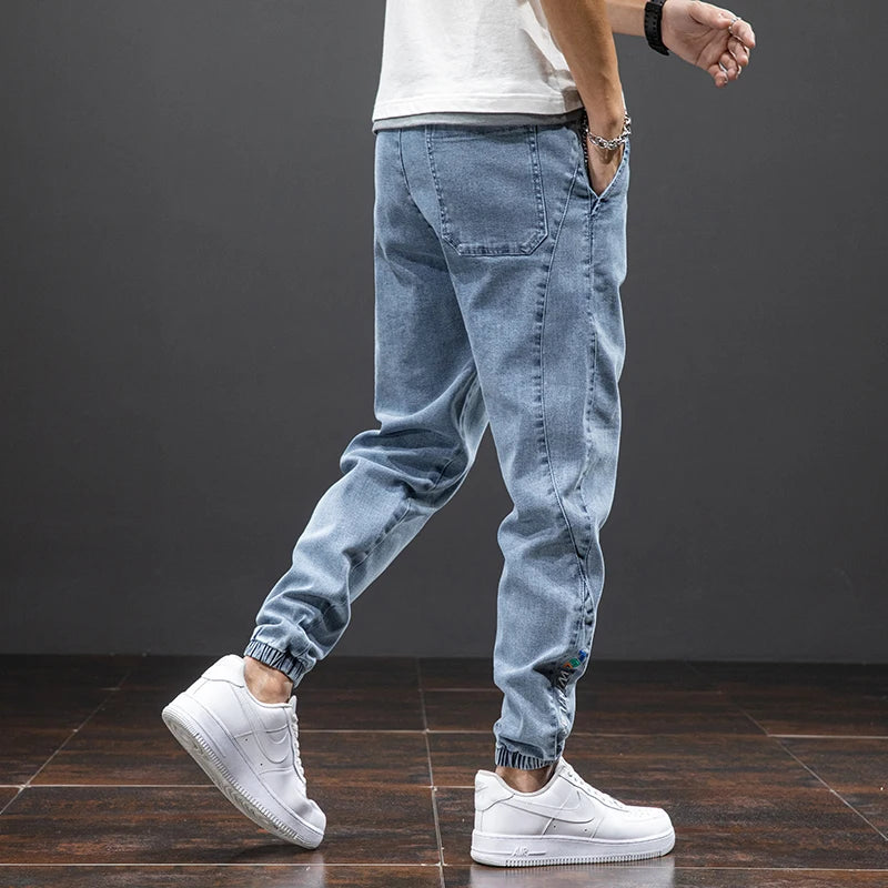 Men's Harem Jogger Cargo Jeans