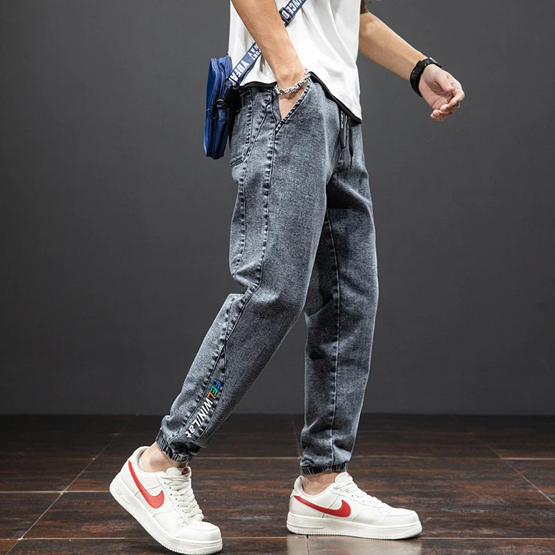 Men's Harem Jogger Cargo Jeans