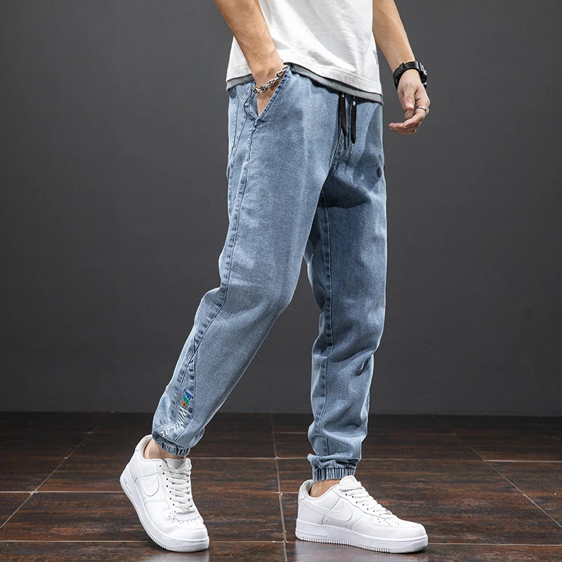 Men's Harem Jogger Cargo Jeans