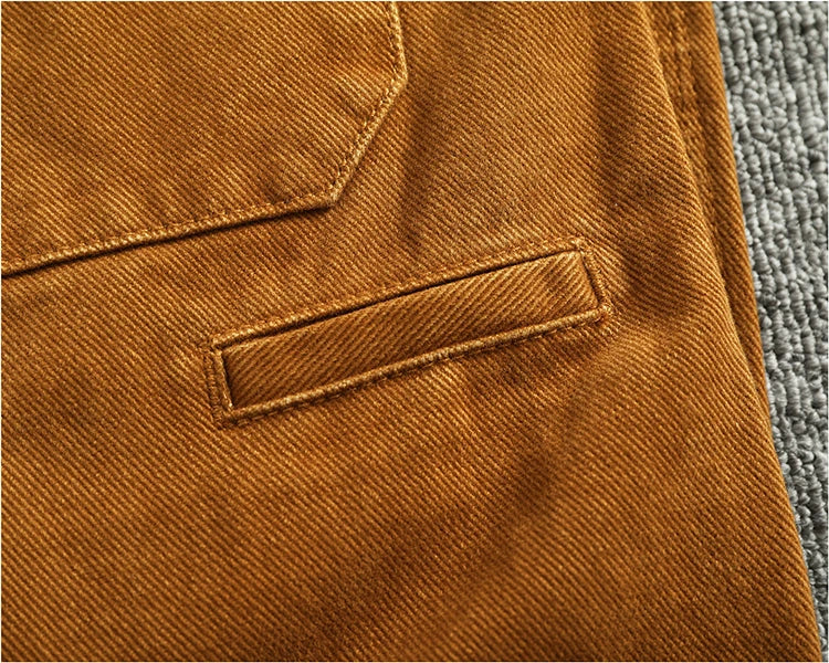Jeans in twill di cotone scolpito in 3D