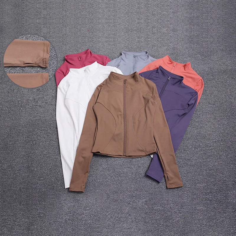 Giacca sportiva donna full-zip stile Y2K