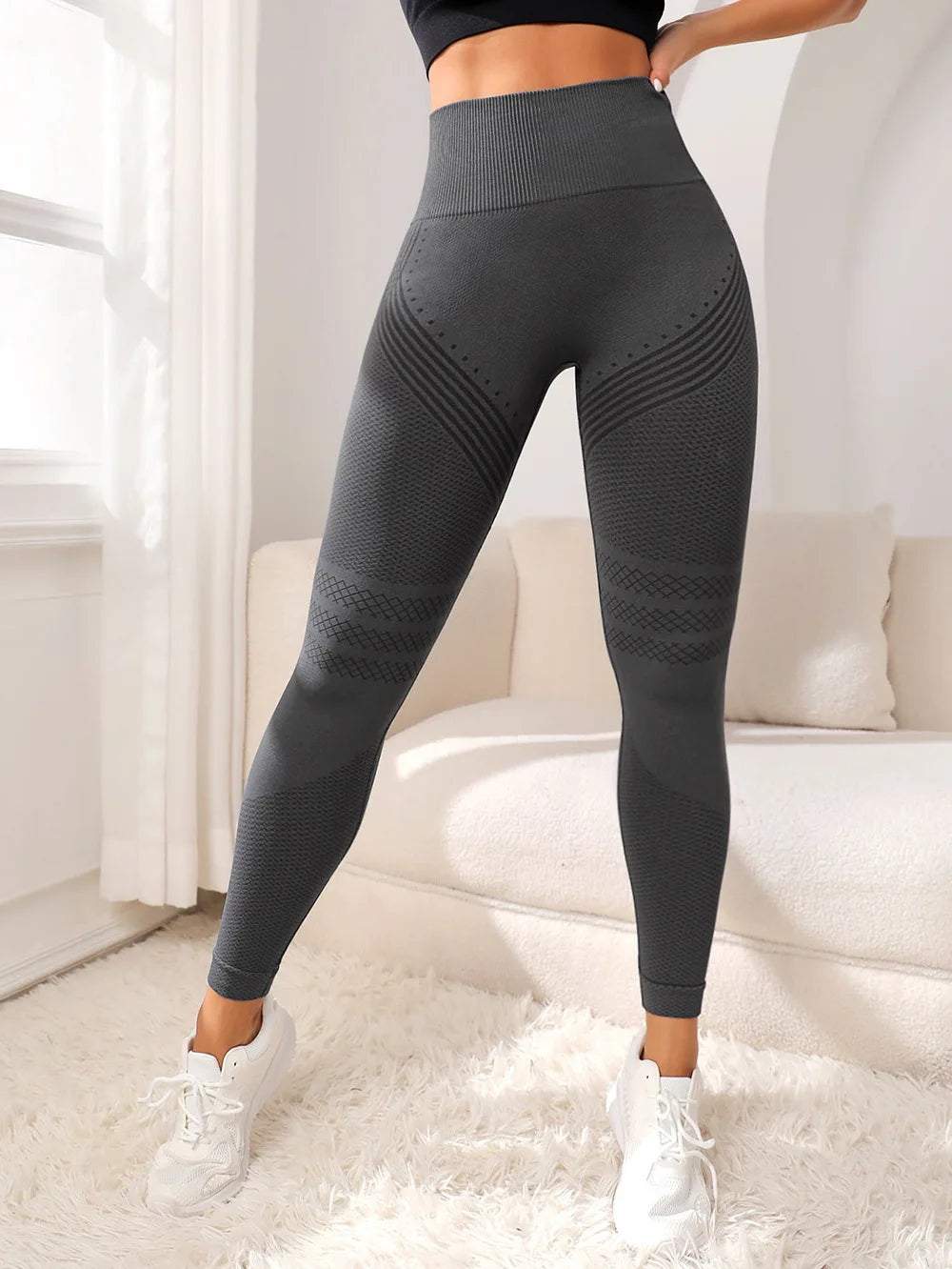 Leggings modellanti push-up a vita alta