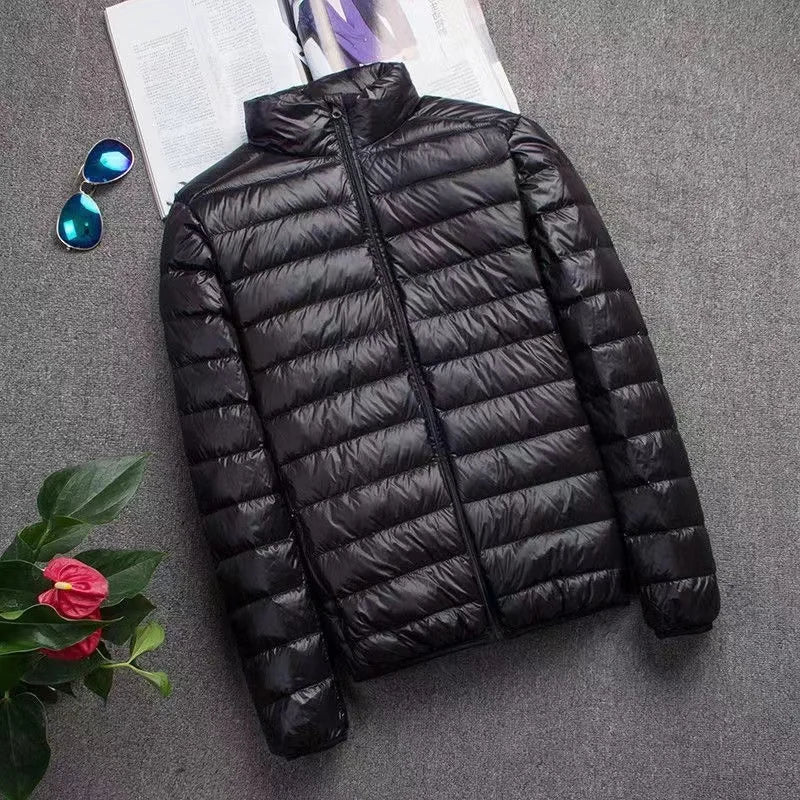 Men's Ultra-Lightweight Packable Hooded Down Parka