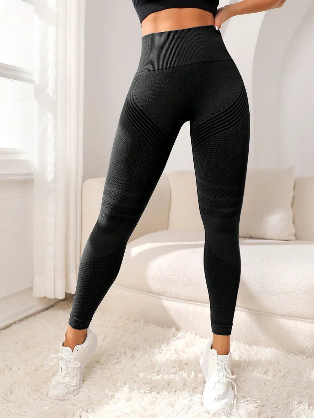 Leggings modellanti push-up a vita alta