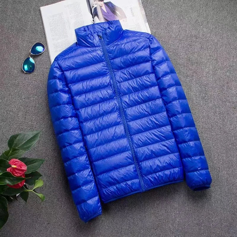 Men's Ultra-Lightweight Packable Hooded Down Parka