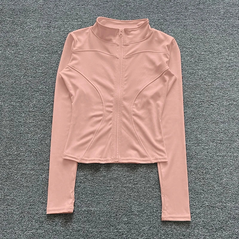 Giacca sportiva donna full-zip stile Y2K