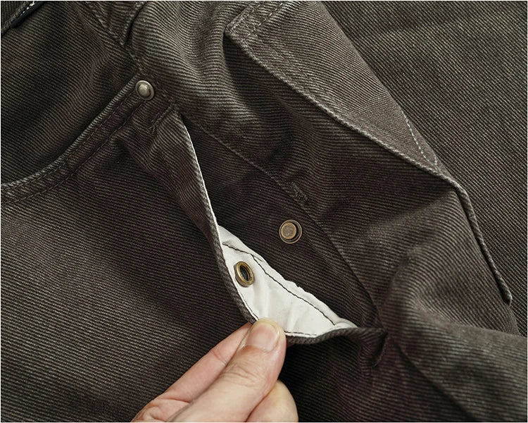 Men's Tailored Loose-Fit Cotton Cargo Pants
