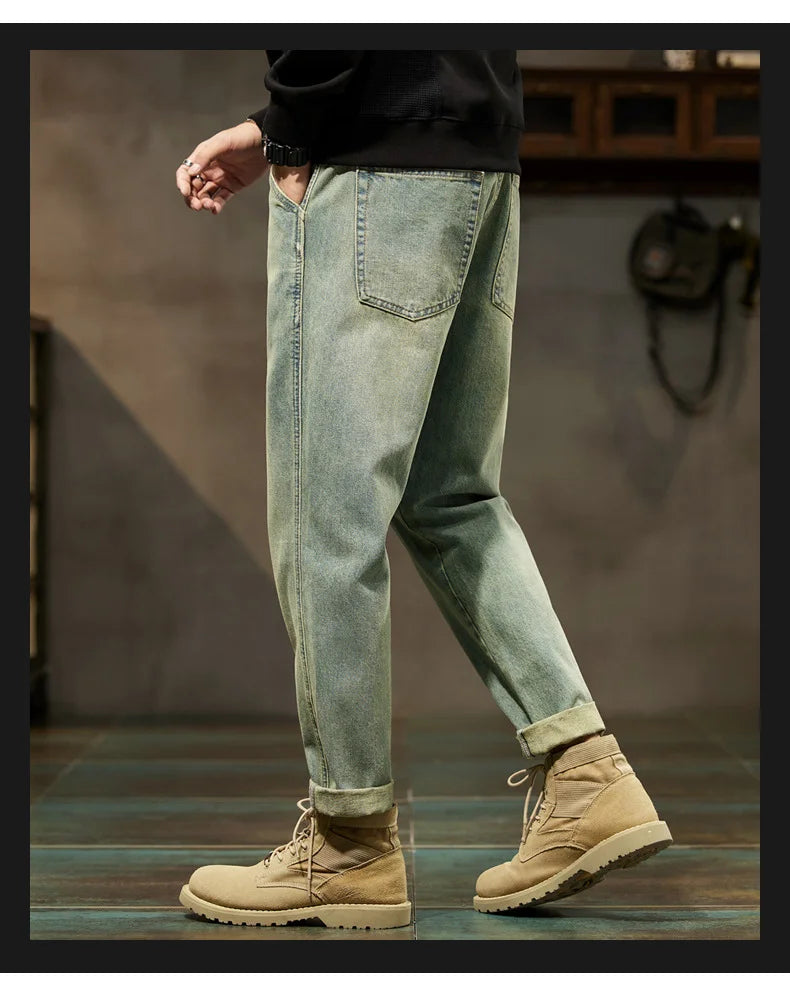 Jeans dal taglio ampio a harem