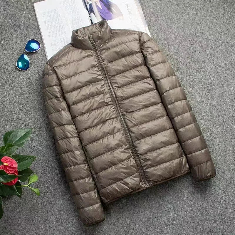Men's Ultra-Lightweight Packable Hooded Down Parka