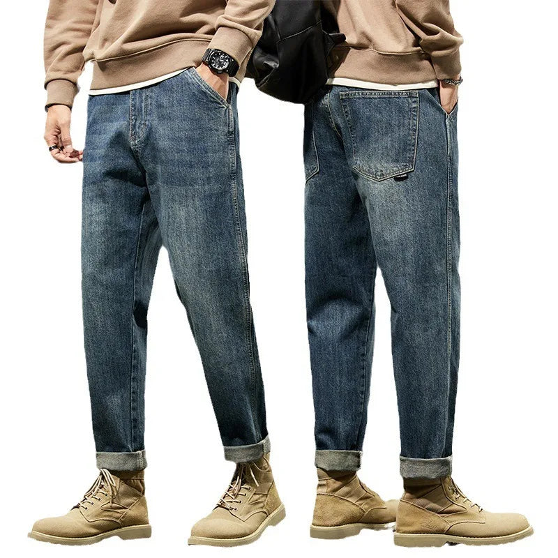 Jeans dal taglio ampio a harem