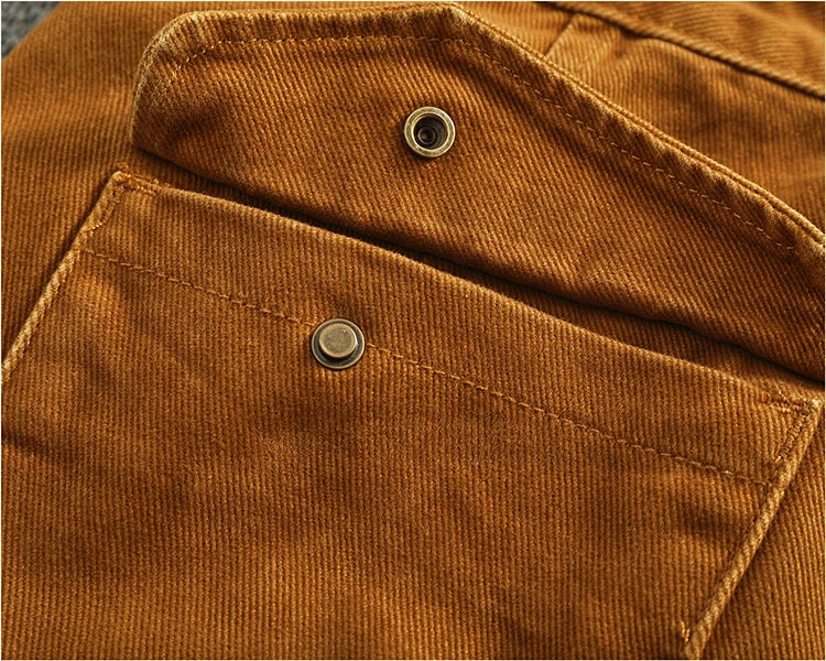 Jeans in twill di cotone scolpito in 3D