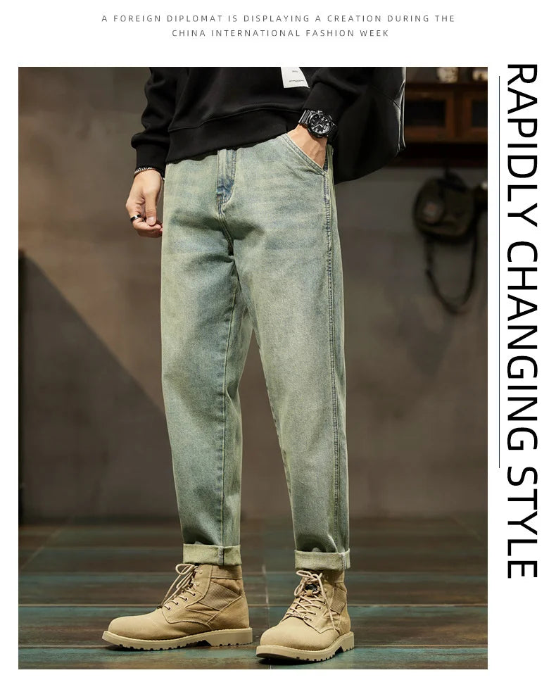 Jeans dal taglio ampio a harem