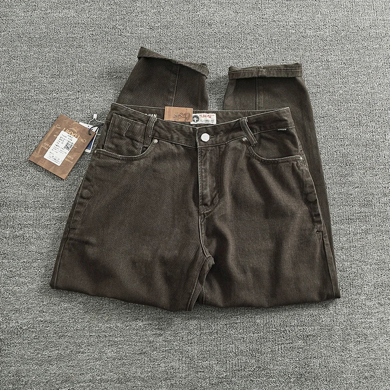 Men's Tailored Loose-Fit Cotton Cargo Pants