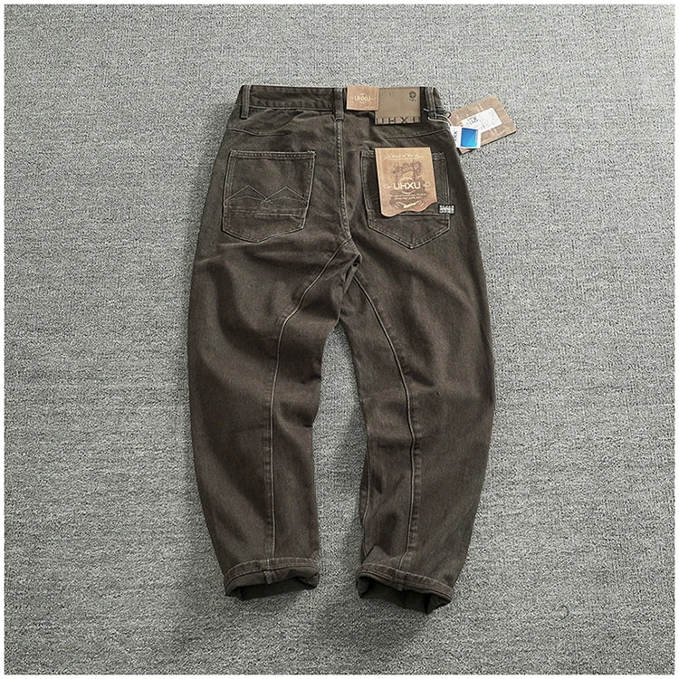 Men's Tailored Loose-Fit Cotton Cargo Pants