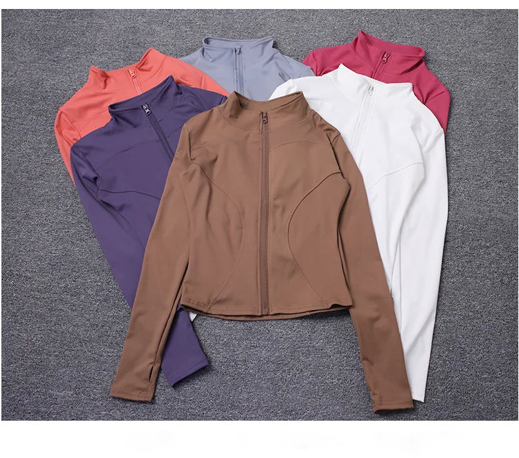 Giacca sportiva donna full-zip stile Y2K