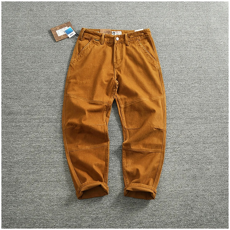 Jeans in twill di cotone scolpito in 3D