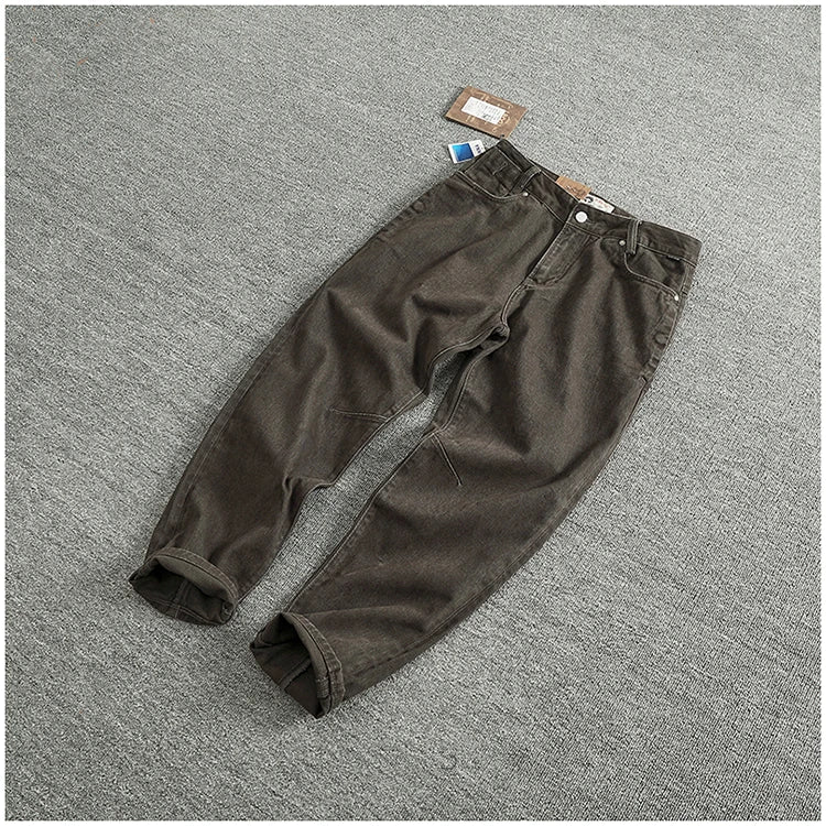 Men's Tailored Loose-Fit Cotton Cargo Pants