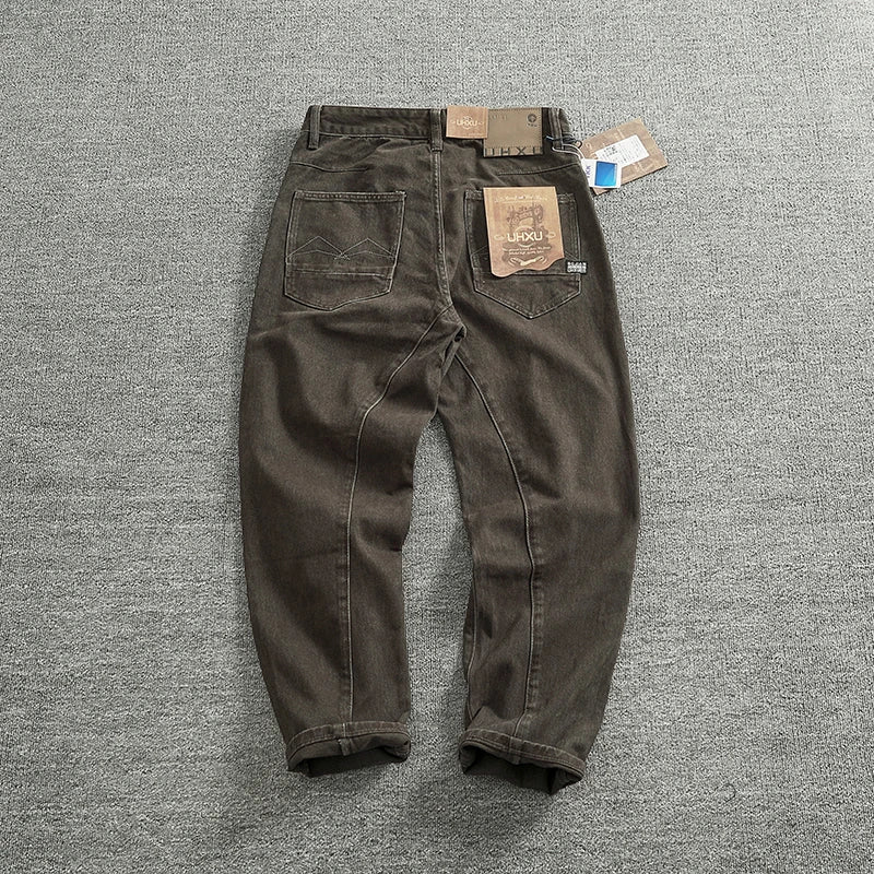 Men's Tailored Loose-Fit Cotton Cargo Pants