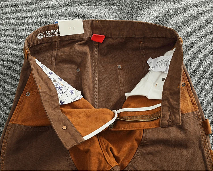 Pantaloni in tela pesante premium