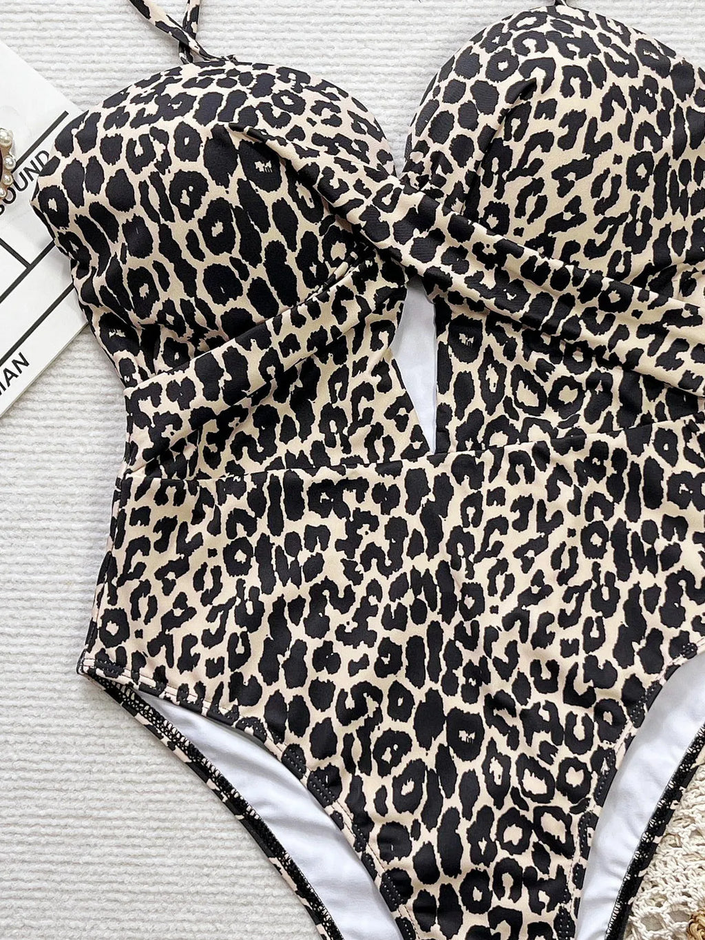 Women's Keyhole Ribbed Monokini Swimsuit