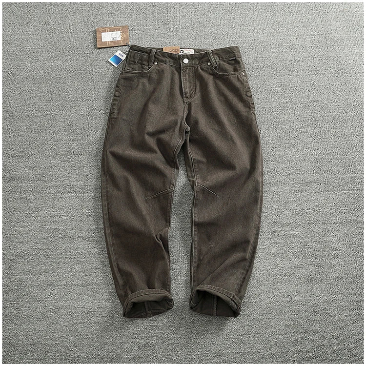 Men's Tailored Loose-Fit Cotton Cargo Pants