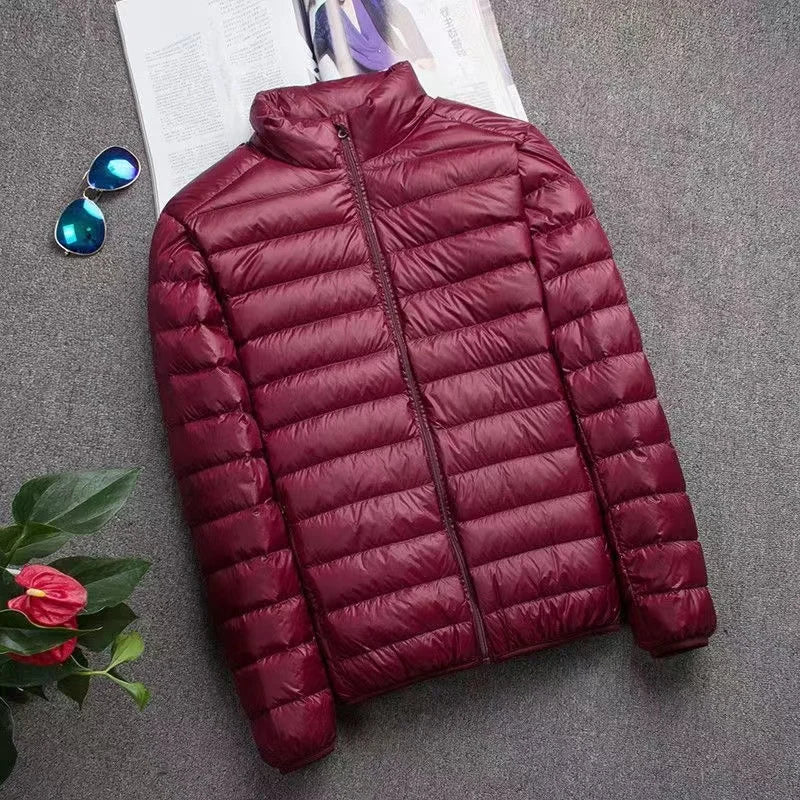 Men's Ultra-Lightweight Packable Hooded Down Parka