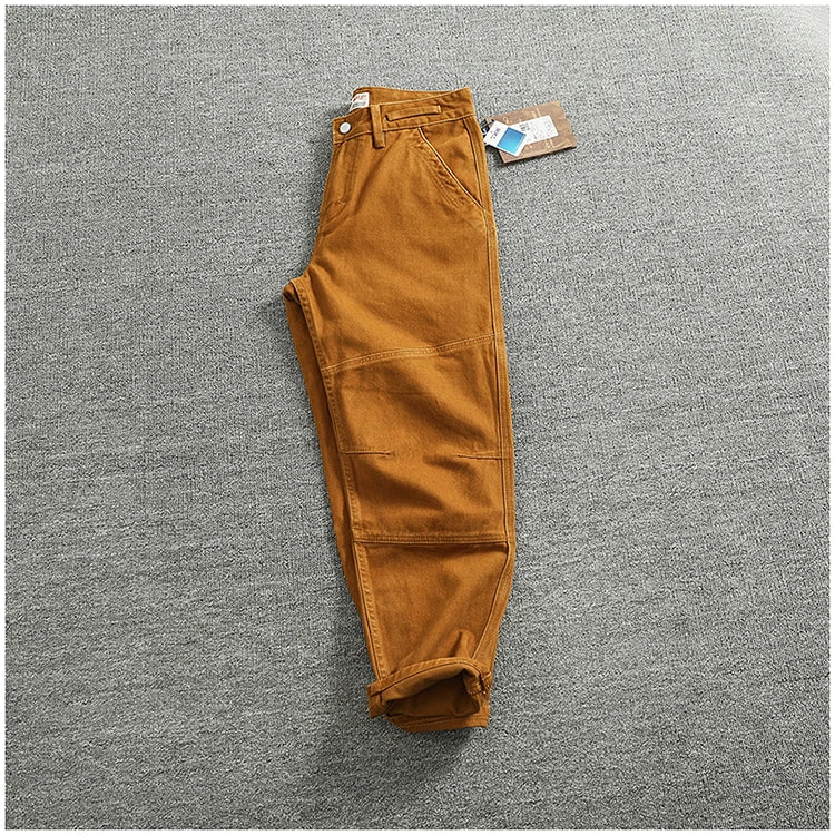 Jeans in twill di cotone scolpito in 3D