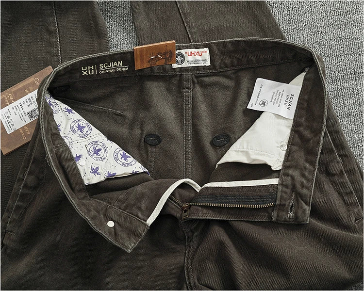 Men's Tailored Loose-Fit Cotton Cargo Pants
