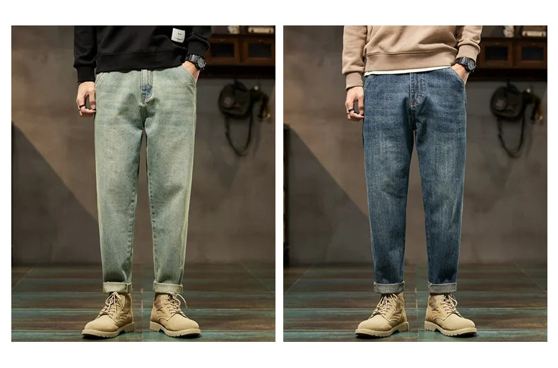 Jeans dal taglio ampio a harem